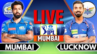 IPL 2024 Live MI vs LSG Match 67  IPL Live Score amp Commentary  Mumbai vs Lucknow Live Match [upl. by Gilroy]