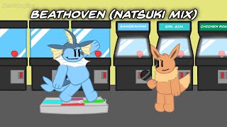 FNF Beathover Natsuki Mix ES Cover  Pokemon Animation [upl. by Callida5]