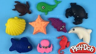 PlayDoh Sea Animals  by SR Toys Collection [upl. by Adams]