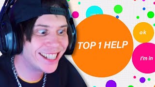 RUBIUS CONSIGUE TOP 1 en AGARIO [upl. by Lezti]