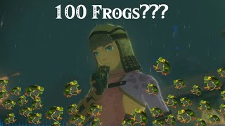 What happens when you bring 100 hotfooted frogs to Hateno Village [upl. by Xonk557]