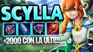 SCYLLA MID  PARTIDA BRUTAL 2185 de UNA ULTI [upl. by Akzseinga]