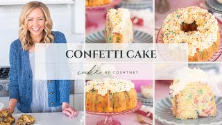 Confetti Bundt Cake [upl. by Kellina]