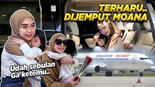 TERHARU Dijemput Moana di Bandara Bajir Air mata [upl. by Brechtel]