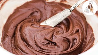 One Minute Chocolate Frosting Recipe [upl. by Namruht]