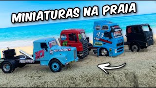 FIZEMOS UM ENCONTRO DE MINIATURAS DE ARRANCADA NA PRAIA [upl. by Flyn]