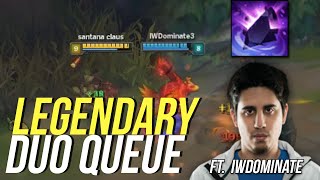 Imaqtpie  Legendary Duo Queue ft IWDominate [upl. by Kandy]