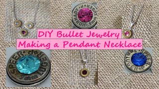 Bullet Jewelry DIY Handmade Bullet Necklace [upl. by Mccowyn]