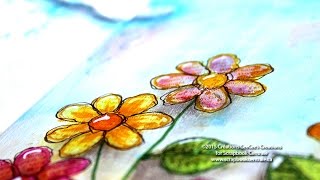 journal artistique quotsous la pluiequot art journaling [upl. by Nnaylrebmik]