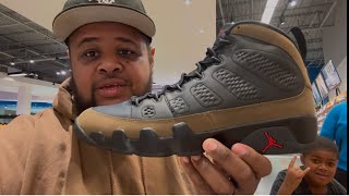 Air Jordan 9 Olive Vlog Did You Cop [upl. by Airdnala]