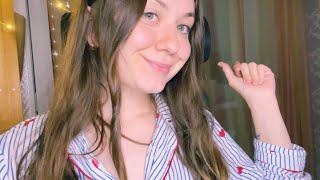 ASMR GIRL THAT LIKES YOU GET YOU READY TO SLEEP 🥰  wlw person attention [upl. by Eahsal683]