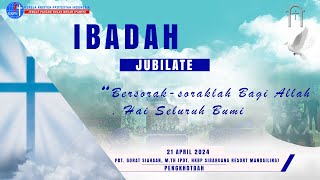 Ibadah Jubilate Minggu 21042024  Pagi GKPI PAMEN  MEDAN [upl. by Beverley]