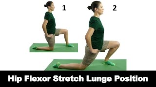 Hip Flexor Stretch Lunge Position  Ask Doctor Jo [upl. by Slifka]