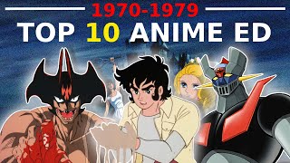 🥳My TOP 10 Anime Endings of the Decade 19701979🎊 [upl. by Nosreve885]