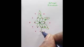 53 dots rangoli Best Rangoli pls do subscribe friends 🙏🙏🙏🙏🙏🙏🙏 [upl. by Drake]