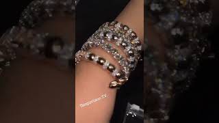 CardiB gets new Diamond Bracelets from Eliantte with her daughters names on it 👀🥶 tampavisiontv [upl. by Nyltyak921]