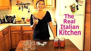 How to Sterilize Jars  Real Italian Kitchen [upl. by Eelydnarb]