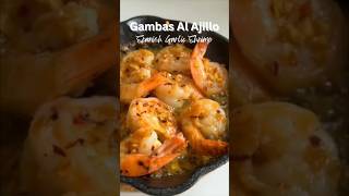 Gambas Al Ajillo Spanish Garlic Shrimp shorts easyrecipe tapas recipeshorts gambasalajillo [upl. by Zosema]