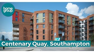 Centenary Quay Southampton  2 Bedroom Apartment Tour  Plot 4047 [upl. by Anahsor294]