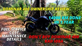 Dominar 400 ownership review  1 year review  dont buy dominar 400 userexperience dominar400 [upl. by Ayat968]