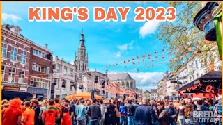 KONINGSDAG 2023 IN BREDANETHERLANDSNonsje Vlog [upl. by Metcalf755]