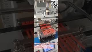 Hot stamping machine  numerable seal stripe hot stamping machine  multi number hot stamping [upl. by Ennayr]