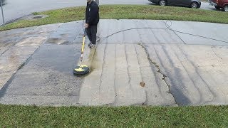 Sleep aid  Pressure washing a whole driveway in real time [upl. by Bertram]