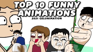 Top 10 best of Gelonimation  2021 Highlights [upl. by Natlus]