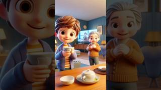 हँसी नहीं रोक पाओगे 😂 Tea Funny Jokes🤣  3D Cartoon viralshorts cartoon funny [upl. by Josias215]