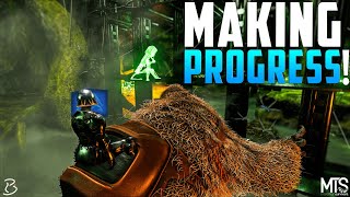 Building Up Our Spider Cave Day One  ARK MTS Chapter 22  Ep 2 [upl. by Ulane619]