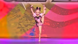 5 YEAR OLD EVERLEIGHS 1ST DANCE COMPETITION SOLO she wins first place [upl. by Anaujahs]