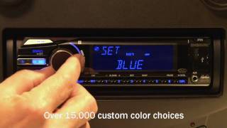 Sony CDXGT650UI CD Receiver Display and Controls Demo  Crutchfield Video [upl. by Henarat]