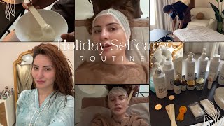 How I Spent My Court Holidays  AtHome Facial amp PreShower Hair Care Tips [upl. by Ariaec]