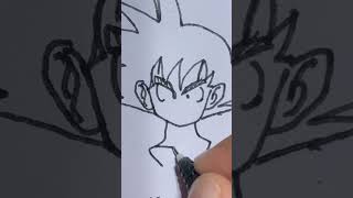 Drawing Goku Rip Akira Toriyama [upl. by Lannie]