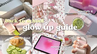 🍵🩰how to glow up for school during summer💌 Pinterest girl back to school glow up guide [upl. by Aubry]