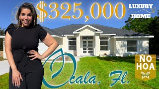 New LUXURY and AFFORDABLE Home in Ocala Florida 325000 No HOA No Carpets [upl. by Anade730]