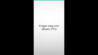 Finger weg von diesen ETFs [upl. by Ynad76]