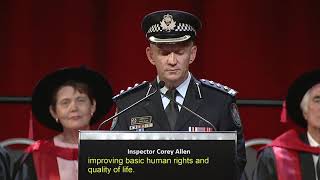 Griffith University Commencement Speech Corey Allen July 2017 [upl. by Ronoh736]