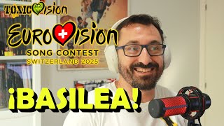 REACCIÓN BASILEA alojará EUROVISIÓN 2025 [upl. by Rind]