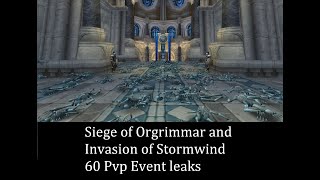 Sod wow 60 Pvp Event Leaks [upl. by Ellerrad]