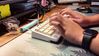 KBDFans D60 Lite with Gateron Milky Yellow Pros Retest [upl. by Idyh382]