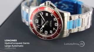 Longines HydroConquest Gents Large Automatic L36954596 Luxusuhr24 Ratenkauf ab 20 EuroMonat [upl. by Soalokcin]