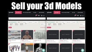 How to sell your 3d models in cg trader [upl. by Ulland]