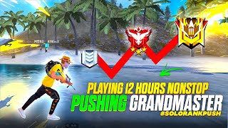 Playing Nonstop 12PM to 12 AM to push Grandmaster in br rank solo  br rank push tips and tricks [upl. by Ayanal]