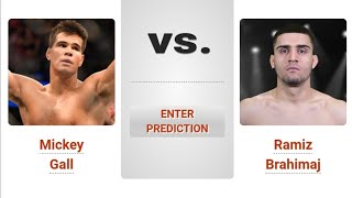 Mickey Gall VS Ramiz Brahimaj  UFC 309 Preview amp Picks  Pinoy Silent Picks [upl. by Jed]