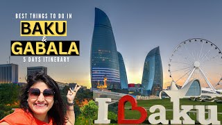 Things to do in Baku and Gabala Azerbaijan  Baku City Tour  Baku Travel Vlog [upl. by Garrity504]