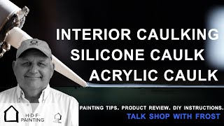 Interior Caulking Tips  Silicone Caulk vs Latex Caulk [upl. by Netaf]