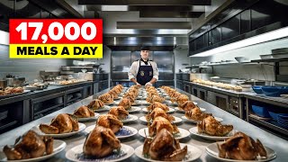 How Aircraft Carriers Prepare 17000 Meals a Day [upl. by Atteyram]