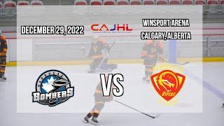 Barrhead Bombers vs Vegreville Vipers  CAJHL Showcase  December 29 2022 [upl. by De]