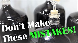 Common Winemaking Mistakes [upl. by Zsolway]